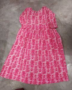 less used Bundle of 3 Kurtas - Blue, Maroon &amp; Pink