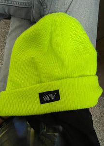Neon Yellow Beanie Hat