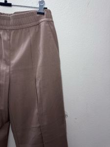 Casual Brown Wide-Leg Pants