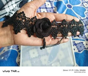 Black Lace Choker Necklace