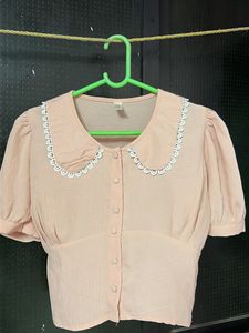 Chic Pink korean top