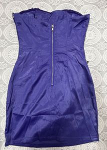 3 for 999 Embellished Strapless Purple Dr