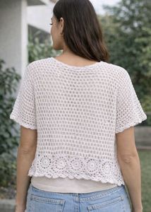 Boho Crochet Knit Cropped Cardigan