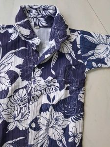Baby Boys Floral Shirt &amp; Shorts Set