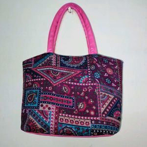 Cute Teddy Bear Print Handbag
