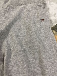 Grey Zipper Detail Joggers