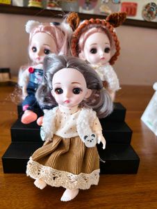 Adorable Mini BJD Doll Trio!