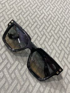 Dita Black Square Sunglasses