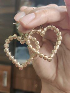 Heart Shape Pearl Earrings