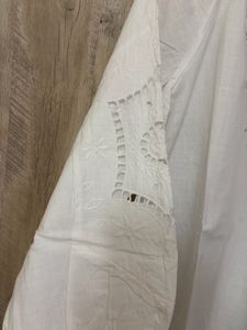 Chic White Broderie Anglaise Dress