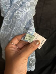 Light Blue Lace Blouse