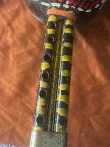 Hand-Painted snake charmers pungi/been flut