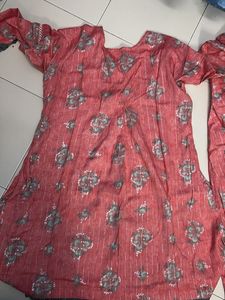 Stylish peach farshi Kurta set