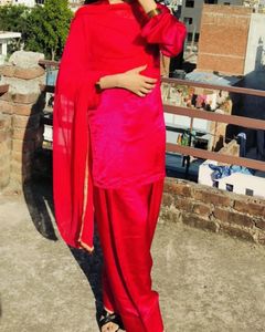 Farshi Shalwar Magenta pink color