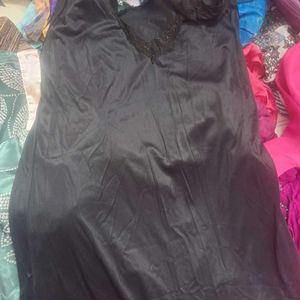 Black Lengthy Night Slip