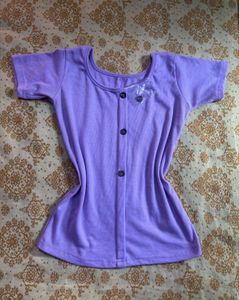 Sale//Lavender chic Short Sleeve Top