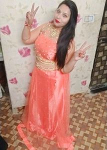 Stunning Peach Lehenga Choli
