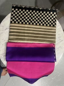 Silk Blend Saree - Purple &amp; Pink