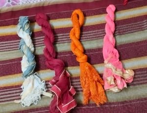 Set of 4 Vibrant Dupattas