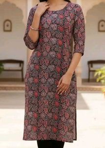 Vibrant Dress Material with Ethnic Print