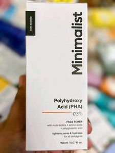 Minimalist PHA Toner