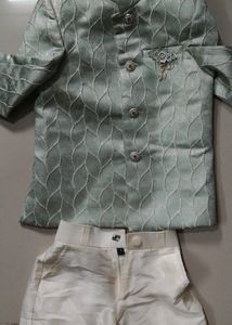 1 Yr Old Boy Sherwani With Pant Set