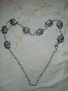Western Silver Turquoise waistchain