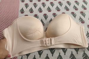 Strapless Beige Bra