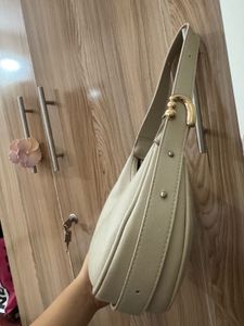 Cream Hobo Bag