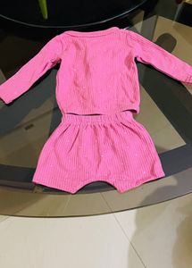 Cute Pink Baby Outfit Set