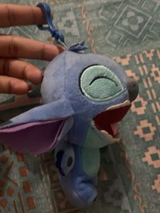 Cute Stitch Plush Keychain Charm