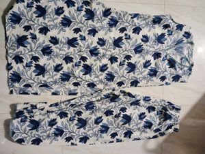 Floral Print Pajama Set