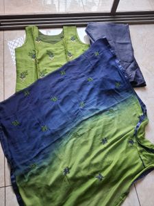 Embroidered Kurta Set with Dupatta