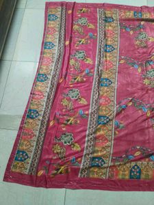 Beautiful Pink Floral Saree