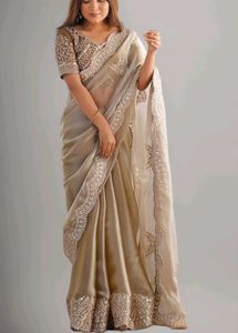 Elegant Sequin Saree