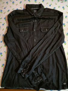 Men's Dark Denim Shirt