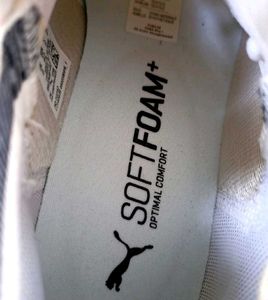 Puma White &amp; Black Sneakers
