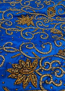 Indian Blue Embroidered Lehenga Choli