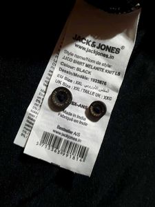Jack &amp; Jones Solid Black Shirt