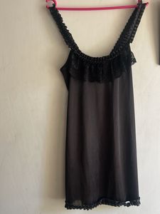 Black Lace Trim nighty