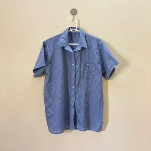 Unisex Plaid Loose Fit Shirt