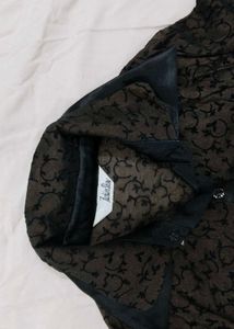 Printed Button Down Shirt