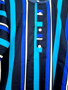 Blue Striped Kurti