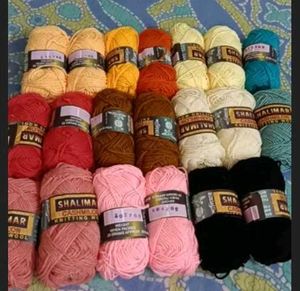 Assorted Yarn Skeins for Crafting