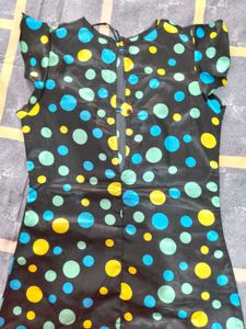 Retro Polka Dot Mini Dress