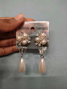 Elegant Pearl Drop Earrings