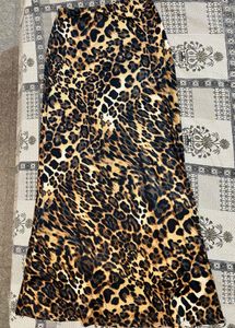 Stylish Leopard Print Maxi Skirt