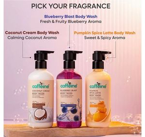 Caffeine Body Wash 4 flavour