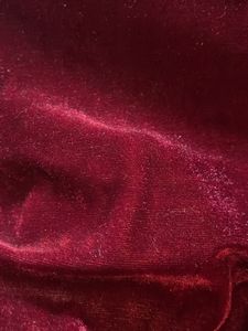 Burgundy Velvet Mini Dress