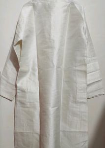 Cream Kurta Golden Lining For Boy &amp; Men 42